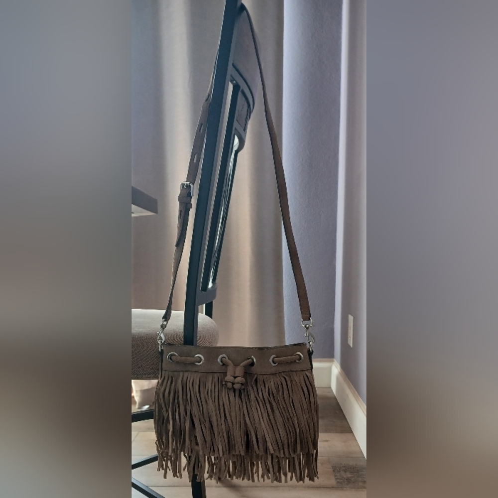 Rebecca Minkoff Suede fringe Fiona bag